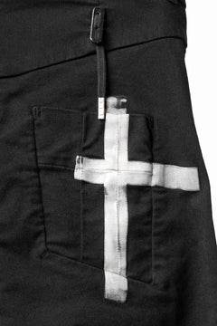 画像をギャラリービューアに読み込む, BORIS BIDJAN SABERI TIGHT FIT PANTS / OBJECT DYED & SEAM TAPED "P13.TF-F1939" (BLACK)