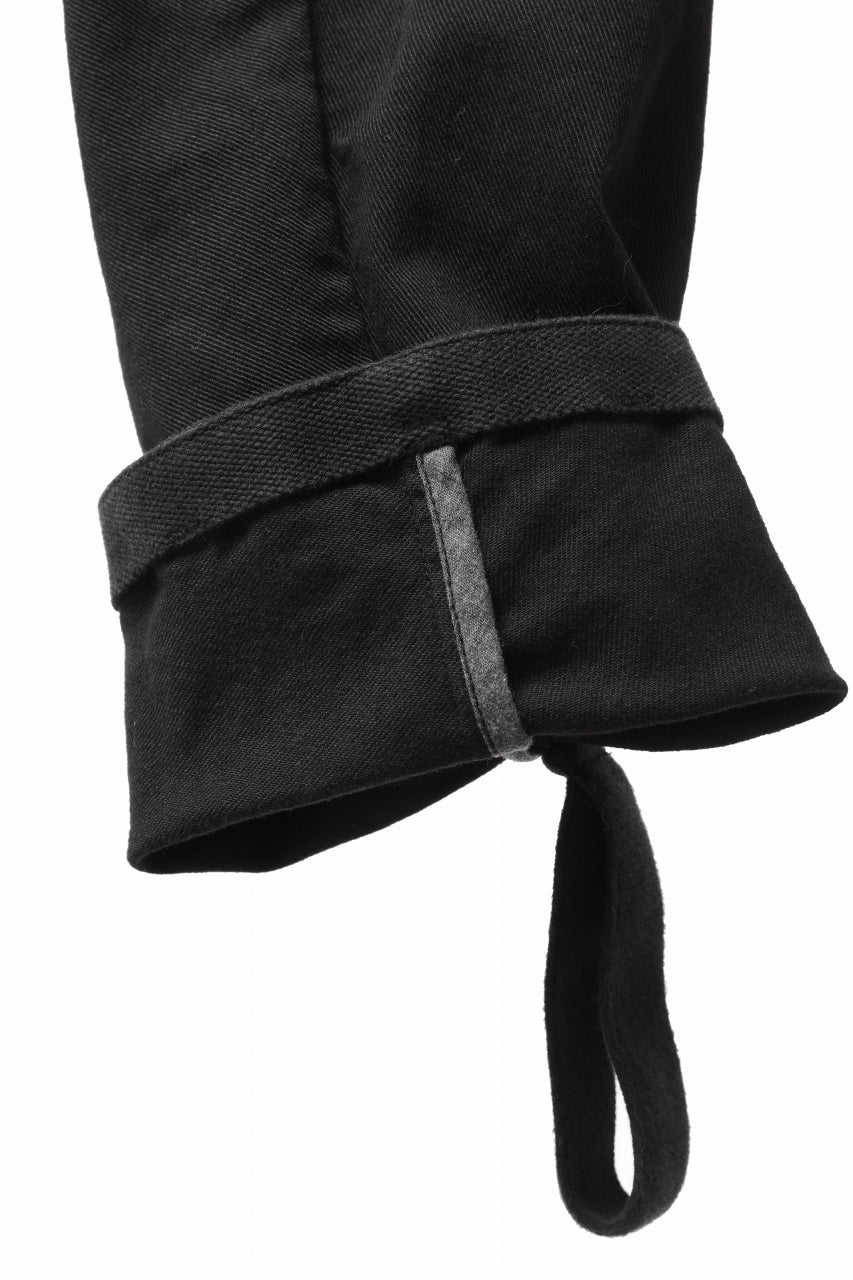 画像をギャラリービューアに読み込む, BORIS BIDJAN SABERI TIGHT FIT PANTS / OBJECT DYED & SEAM TAPED "P13.TF-F1939" (BLACK)