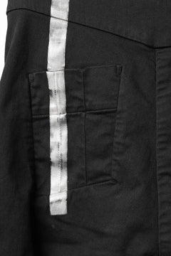 画像をギャラリービューアに読み込む, BORIS BIDJAN SABERI TIGHT FIT PANTS / OBJECT DYED & SEAM TAPED "P13.TF-F1939" (BLACK)