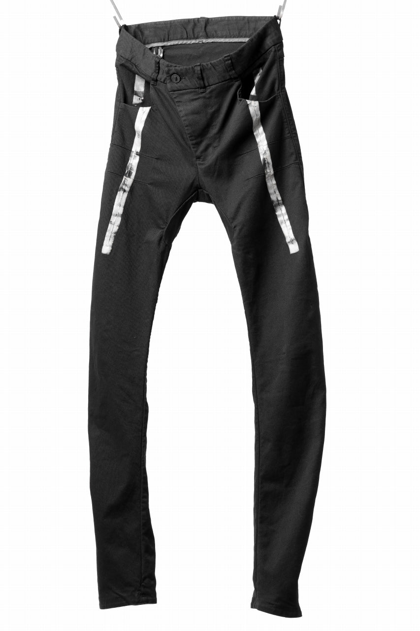 画像をギャラリービューアに読み込む, BORIS BIDJAN SABERI TIGHT FIT PANTS / OBJECT DYED & SEAM TAPED "P13.TF-F1939" (BLACK)