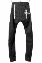 画像をギャラリービューアに読み込む, BORIS BIDJAN SABERI TIGHT FIT PANTS / OBJECT DYED & SEAM TAPED "P13.TF-F1939" (BLACK)
