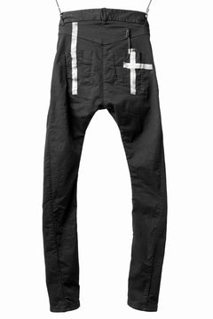 画像をギャラリービューアに読み込む, BORIS BIDJAN SABERI TIGHT FIT PANTS / OBJECT DYED & SEAM TAPED "P13.TF-F1939" (BLACK)