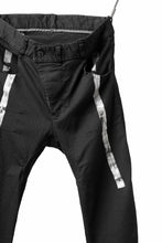 画像をギャラリービューアに読み込む, BORIS BIDJAN SABERI TIGHT FIT PANTS / OBJECT DYED & SEAM TAPED "P13.TF-F1939" (BLACK)
