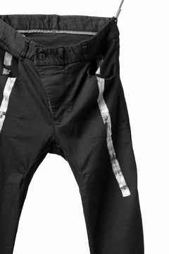 画像をギャラリービューアに読み込む, BORIS BIDJAN SABERI TIGHT FIT PANTS / OBJECT DYED & SEAM TAPED "P13.TF-F1939" (BLACK)