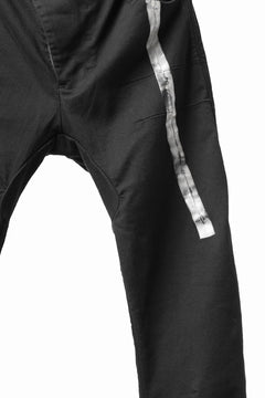 画像をギャラリービューアに読み込む, BORIS BIDJAN SABERI TIGHT FIT PANTS / OBJECT DYED & SEAM TAPED "P13.TF-F1939" (BLACK)