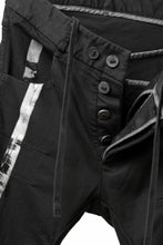 画像をギャラリービューアに読み込む, BORIS BIDJAN SABERI TIGHT FIT PANTS / OBJECT DYED & SEAM TAPED "P13.TF-F1939" (BLACK)