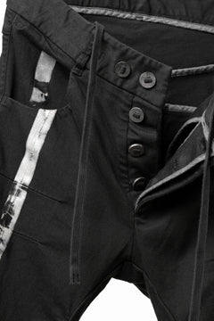 画像をギャラリービューアに読み込む, BORIS BIDJAN SABERI TIGHT FIT PANTS / OBJECT DYED & SEAM TAPED "P13.TF-F1939" (BLACK)