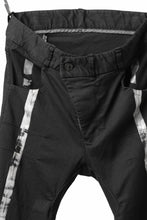 画像をギャラリービューアに読み込む, BORIS BIDJAN SABERI TIGHT FIT PANTS / OBJECT DYED & SEAM TAPED "P13.TF-F1939" (BLACK)