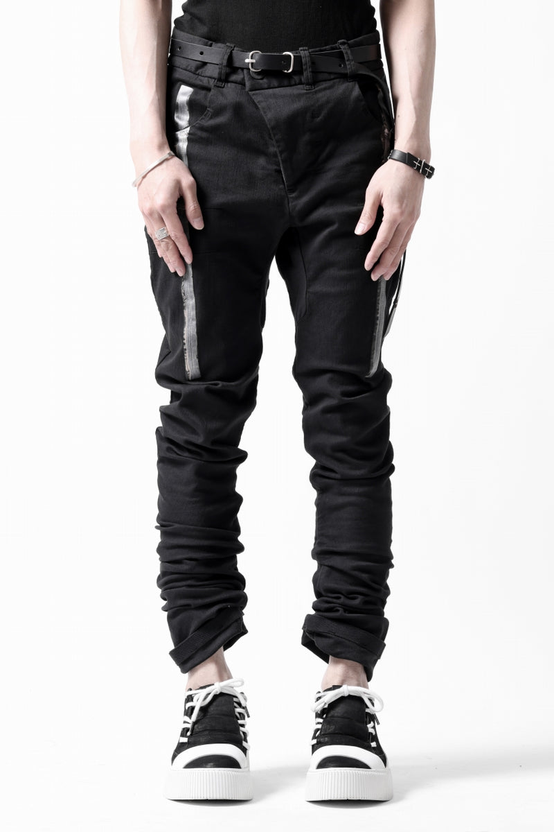 BORIS BIDJAN SABERI TIGHT FIT PANTS / OBJECT DYED & SEAM TAPED ...