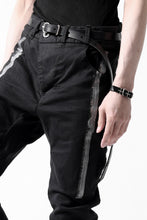 画像をギャラリービューアに読み込む, BORIS BIDJAN SABERI TIGHT FIT PANTS / OBJECT DYED &amp; SEAM TAPED &quot;P13.TF-FTS10001&quot; (BLACK)