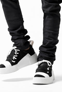 画像をギャラリービューアに読み込む, BORIS BIDJAN SABERI TIGHT FIT PANTS / OBJECT DYED & SEAM TAPED "P13.TF-FTS10001" (BLACK)