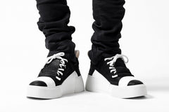 画像をギャラリービューアに読み込む, BORIS BIDJAN SABERI TIGHT FIT PANTS / OBJECT DYED & SEAM TAPED "P13.TF-FTS10001" (BLACK)