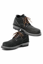 Load image into Gallery viewer, Portaille x LOOM exclusive DOUBLE STITCHED WELT WORKING DERBY / BOX CALF SUEDE (BLACK)
