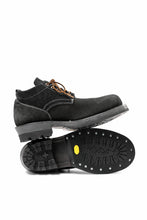 Load image into Gallery viewer, Portaille x LOOM exclusive DOUBLE STITCHED WELT WORKING DERBY / BOX CALF SUEDE (BLACK)