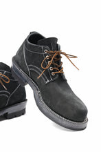 Load image into Gallery viewer, Portaille x LOOM exclusive DOUBLE STITCHED WELT WORKING DERBY / BOX CALF SUEDE (BLACK)