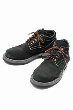 画像をギャラリービューアに読み込む, Portaille x LOOM exclusive DOUBLE STITCHED WELT WORKING DERBY / BOX CALF SUEDE (BLACK)