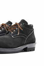 Load image into Gallery viewer, Portaille x LOOM exclusive DOUBLE STITCHED WELT WORKING DERBY / BOX CALF SUEDE (BLACK)