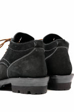 Load image into Gallery viewer, Portaille x LOOM exclusive DOUBLE STITCHED WELT WORKING DERBY / BOX CALF SUEDE (BLACK)