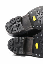 Load image into Gallery viewer, Portaille x LOOM exclusive DOUBLE STITCHED WELT WORKING DERBY / BOX CALF SUEDE (BLACK)