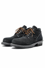 Load image into Gallery viewer, Portaille x LOOM exclusive DOUBLE STITCHED WELT WORKING DERBY / BOX CALF SUEDE (BLACK)