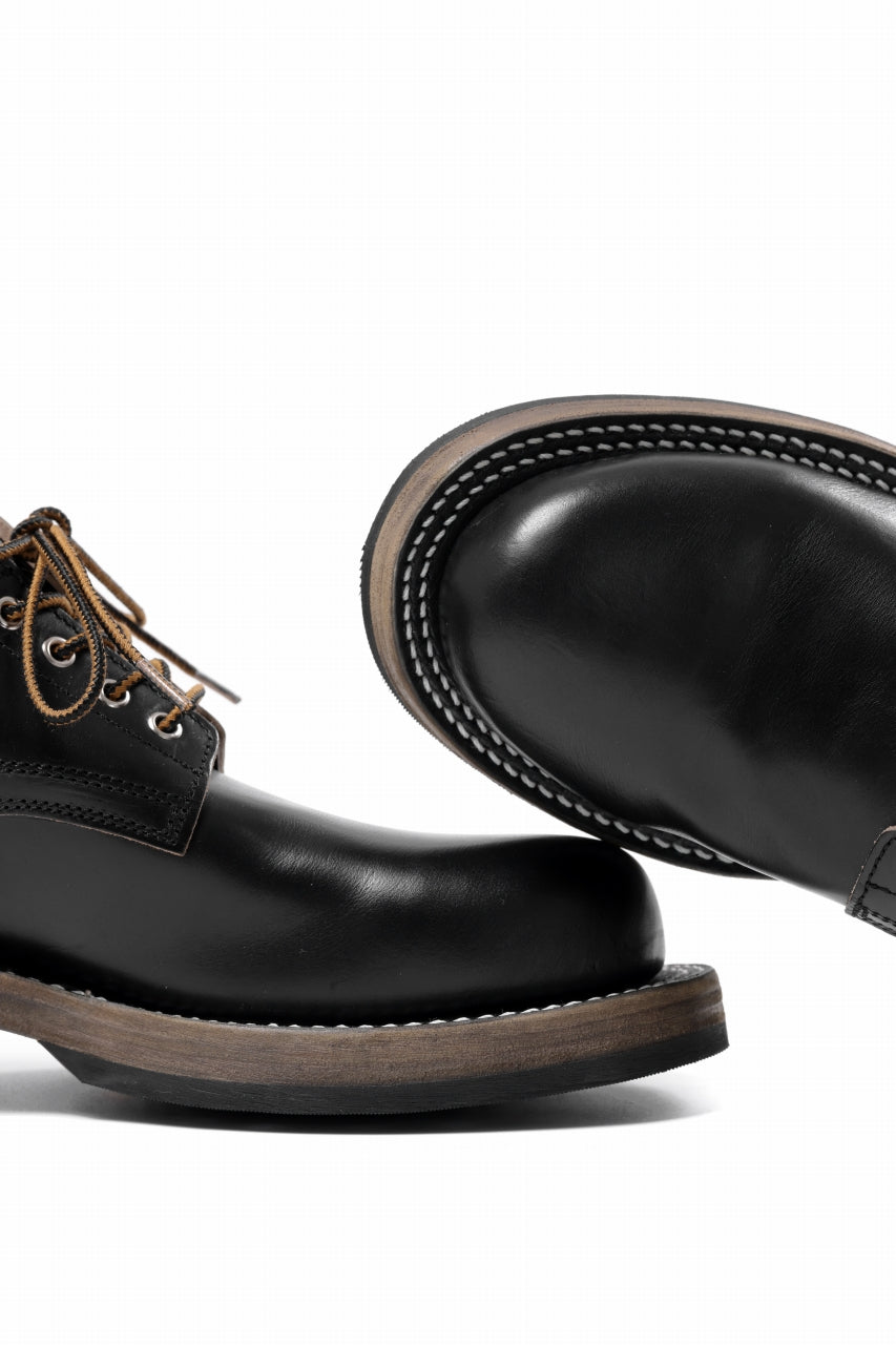 Portaille x LOOM exclusive DOUBLE STITCHED WELT WORKING DERBY / HORWEEN CHROMEXCEL (BLACK)