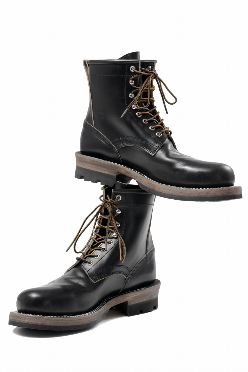 画像をギャラリービューアに読み込む, Portaille x LOOM exclusive DOUBLE STITCHED WELT WORKING BOOTS / HORWEEN CHROMEXCEL (BLACK)