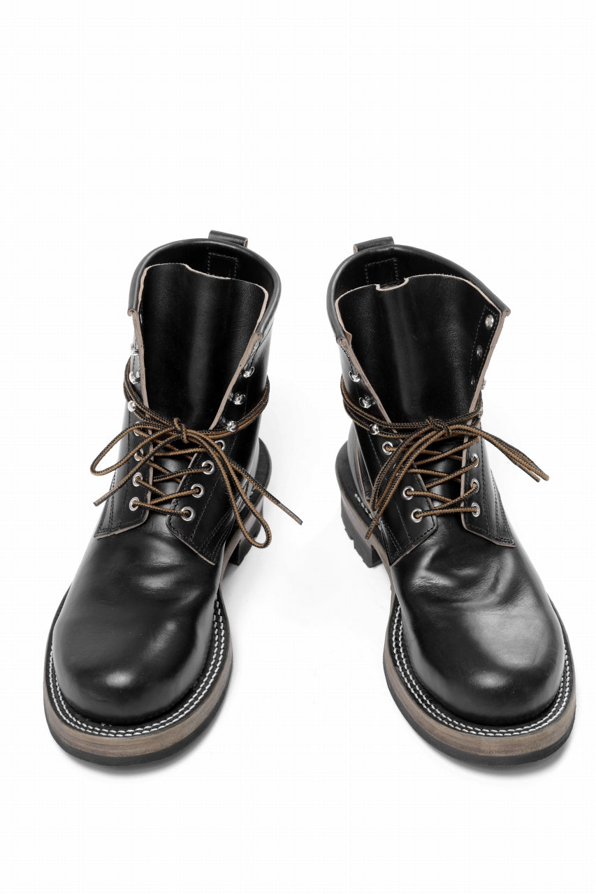 画像をギャラリービューアに読み込む, Portaille x LOOM exclusive DOUBLE STITCHED WELT WORKING BOOTS / HORWEEN CHROMEXCEL (BLACK)