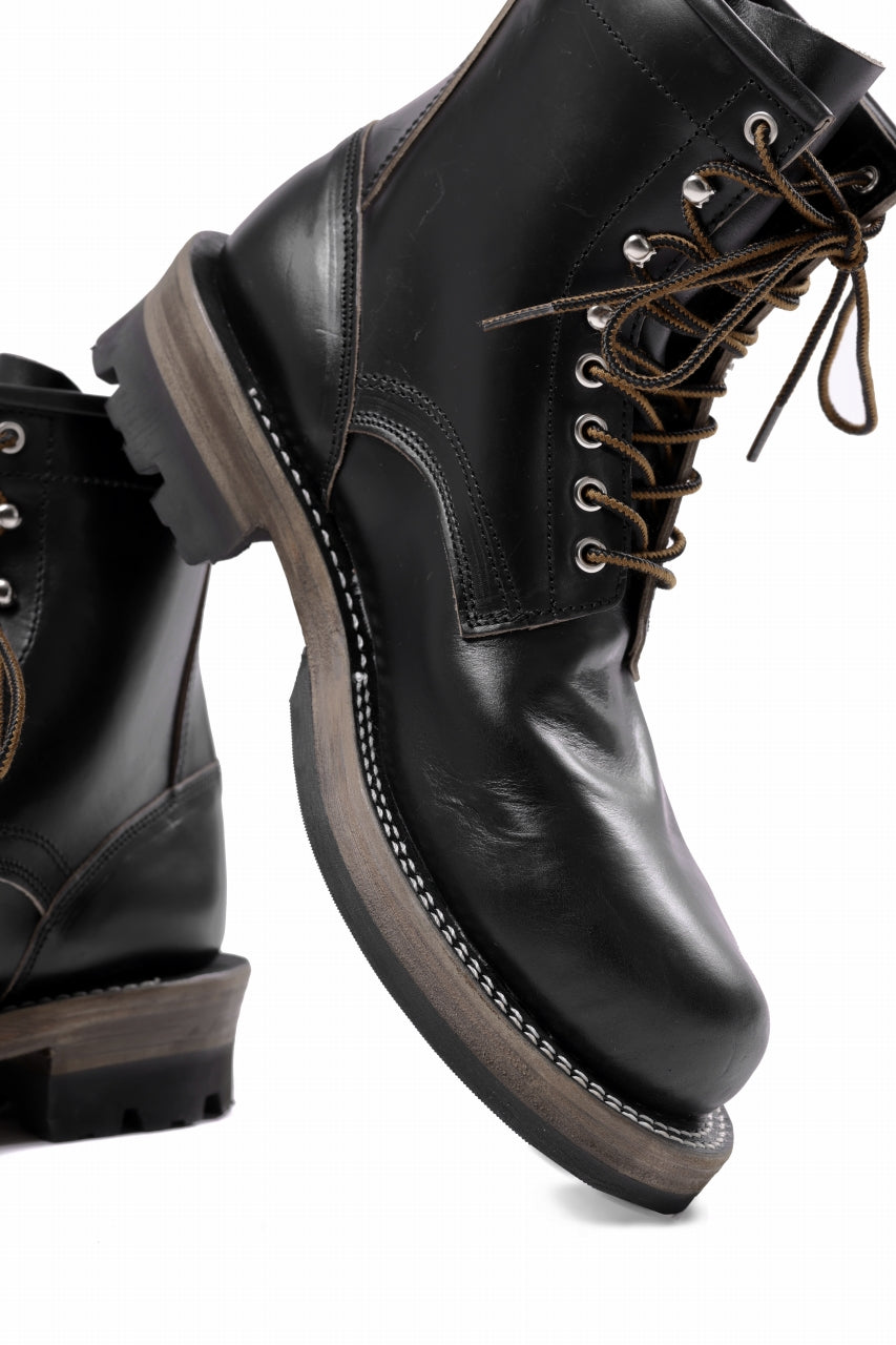 画像をギャラリービューアに読み込む, Portaille x LOOM exclusive DOUBLE STITCHED WELT WORKING BOOTS / HORWEEN CHROMEXCEL (BLACK)