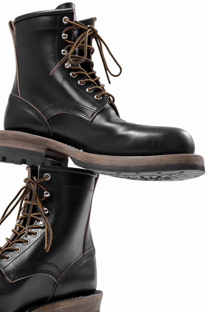 画像をギャラリービューアに読み込む, Portaille x LOOM exclusive DOUBLE STITCHED WELT WORKING BOOTS / HORWEEN CHROMEXCEL (BLACK)