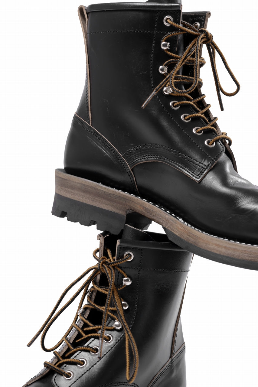 画像をギャラリービューアに読み込む, Portaille x LOOM exclusive DOUBLE STITCHED WELT WORKING BOOTS / HORWEEN CHROMEXCEL (BLACK)