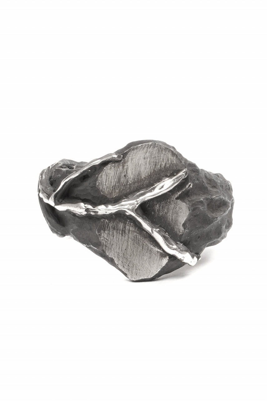 画像をギャラリービューアに読み込む, Node by KUDO SHUJI R-109 EIKO OVAL - STERLING SILVER RING