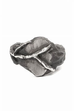 画像をギャラリービューアに読み込む, Node by KUDO SHUJI R-109 EIKO OVAL - STERLING SILVER RING