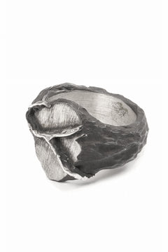 画像をギャラリービューアに読み込む, Node by KUDO SHUJI R-109 EIKO OVAL - STERLING SILVER RING