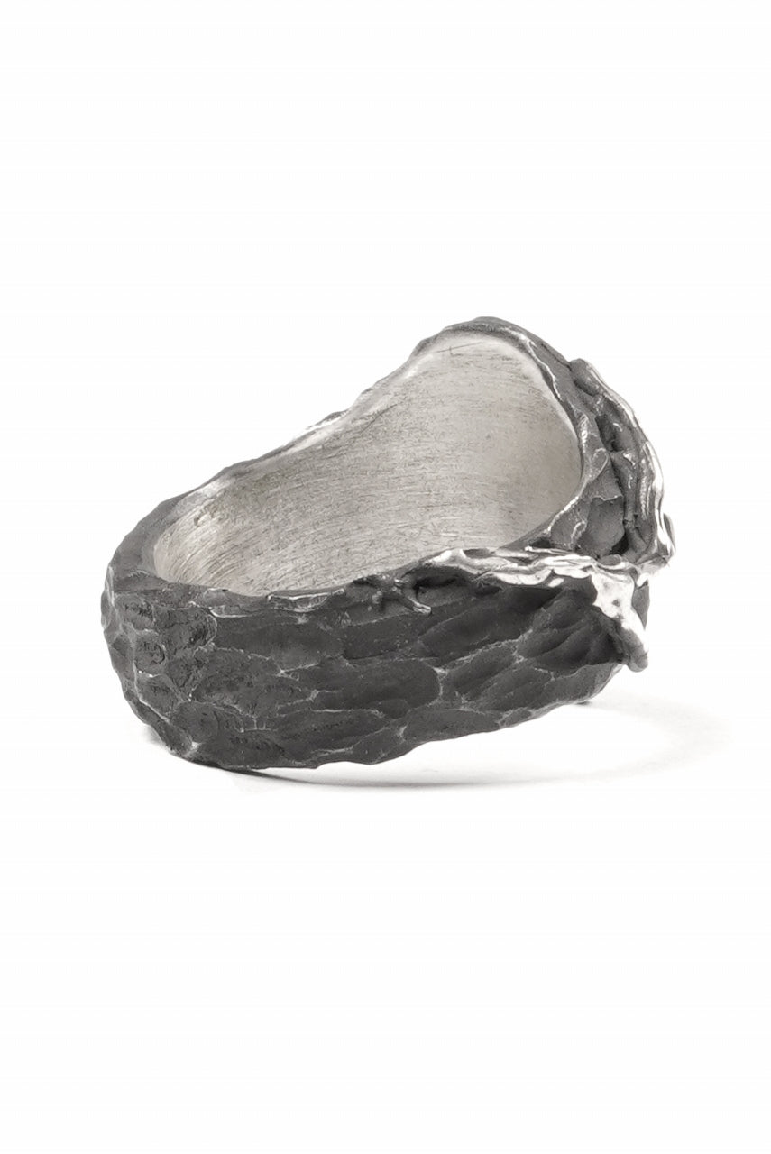 画像をギャラリービューアに読み込む, Node by KUDO SHUJI R-109 EIKO OVAL - STERLING SILVER RING