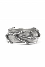 画像をギャラリービューアに読み込む, Node by KUDO SHUJI R-110 EIKO FLAT - STERLING SILVER RING