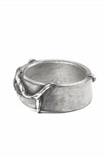 画像をギャラリービューアに読み込む, Node by KUDO SHUJI R-110 EIKO FLAT - STERLING SILVER RING
