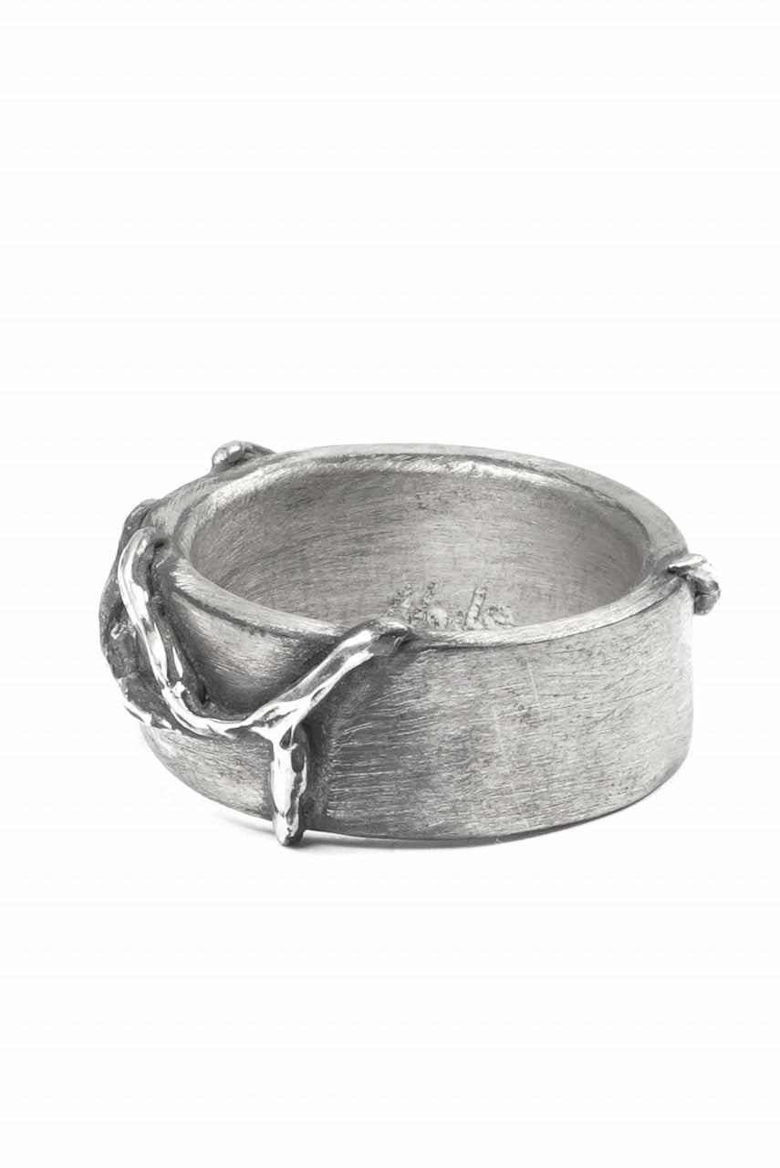画像をギャラリービューアに読み込む, Node by KUDO SHUJI R-110 EIKO FLAT - STERLING SILVER RING