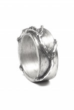 画像をギャラリービューアに読み込む, Node by KUDO SHUJI R-110 EIKO FLAT - STERLING SILVER RING