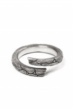 画像をギャラリービューアに読み込む, Node by KUDO SHUJI R-115 WEATHERIN NARROW - STERLING SILVER RING