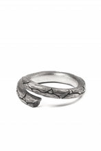 画像をギャラリービューアに読み込む, Node by KUDO SHUJI R-115 WEATHERIN NARROW - STERLING SILVER RING
