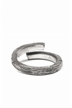 画像をギャラリービューアに読み込む, Node by KUDO SHUJI R-115 WEATHERIN NARROW - STERLING SILVER RING