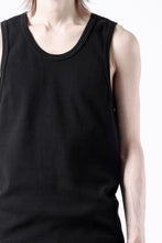 画像をギャラリービューアに読み込む, N/07 MINIMAL TANK TOP / SUPER STRETCH BARE TELECO (BLACK)