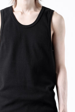 画像をギャラリービューアに読み込む, N/07 MINIMAL TANK TOP / SUPER STRETCH BARE TELECO (BLACK)