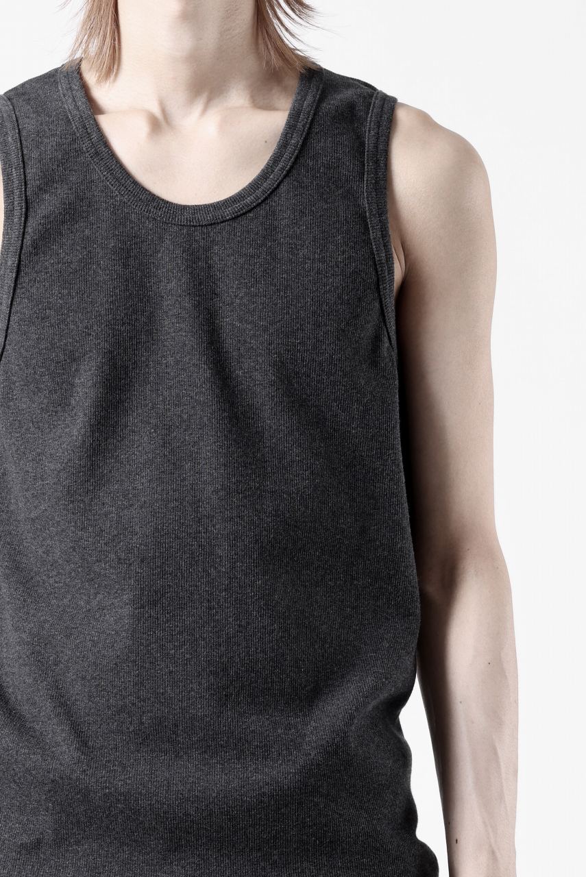 画像をギャラリービューアに読み込む, N/07 MINIMAL TANK TOP / SUPER STRETCH BARE TELECO (HEATHER GREY)