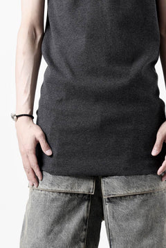 画像をギャラリービューアに読み込む, N/07 MINIMAL TANK TOP / SUPER STRETCH BARE TELECO (HEATHER GREY)