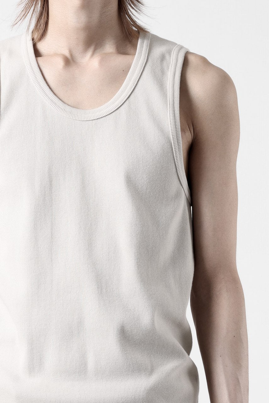 画像をギャラリービューアに読み込む, N/07 MINIMAL TANK TOP / SUPER STRETCH BARE TELECO (LIGHT BEIGE)