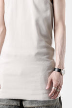 画像をギャラリービューアに読み込む, N/07 MINIMAL TANK TOP / SUPER STRETCH BARE TELECO (LIGHT BEIGE)