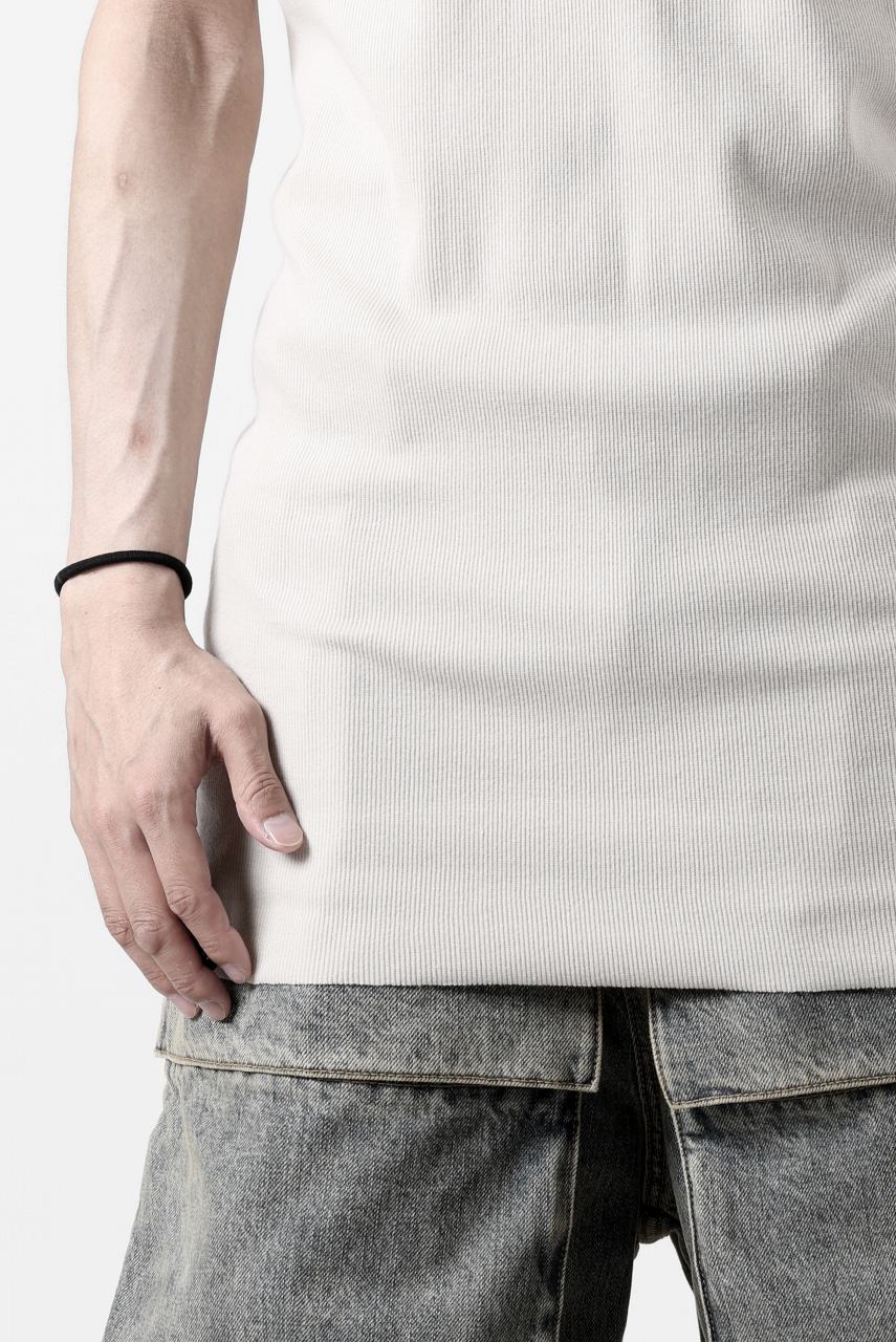 画像をギャラリービューアに読み込む, N/07 MINIMAL TANK TOP / SUPER STRETCH BARE TELECO (LIGHT BEIGE)