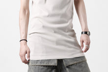 画像をギャラリービューアに読み込む, N/07 MINIMAL TANK TOP / SUPER STRETCH BARE TELECO (LIGHT BEIGE)