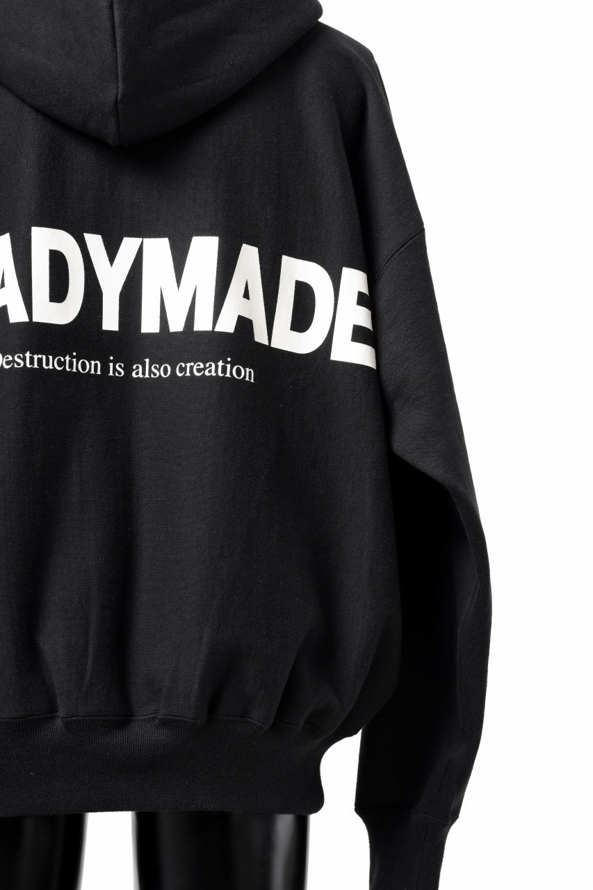 画像をギャラリービューアに読み込む, READYMADE HOODIE SMILE (BLACK)